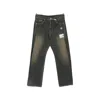 Miharayasuhiro Logo-patch Buttoned Jeans In Blue