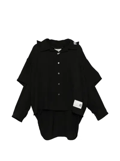 Miharayasuhiro Logo-patch Shirt In Black
