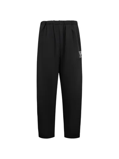 Miharayasuhiro Logo-patch Track Pants In Black