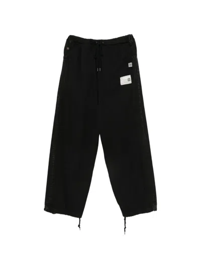 Miharayasuhiro Logo-patch Track Pants In Black
