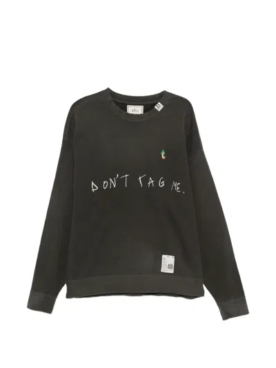 Miharayasuhiro Logo-print Embroidered Sweatshirt In Green
