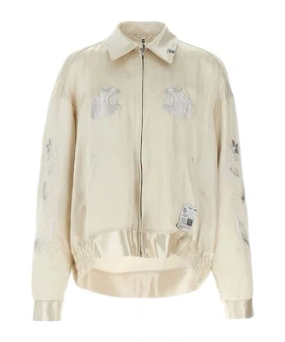 Miharayasuhiro Long Sleeve Casual Jacket In Neutral