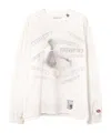 Miharayasuhiro Duck-print Distressed T-shirt In White