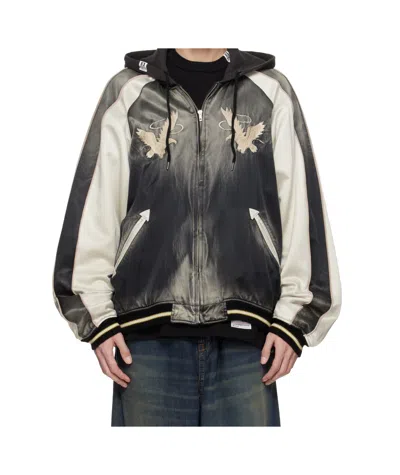 Miharayasuhiro Long-sleeved Casual Jacket In Black