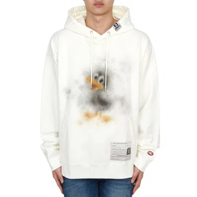 Miharayasuhiro Long-sleeved Hooded Hoodie In White