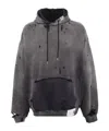 Miharayasuhiro Distressed-effect Hoodie In Black