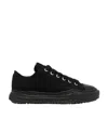 Miharayasuhiro Low-top Canvas Trainers In Black