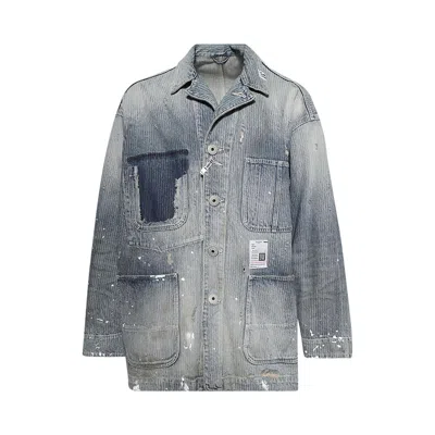 Pre-owned Miharayasuhiro Maison Mihara Yasuhiro Aged Chore Jacket 'indigo' | Blue | Men's Size 46