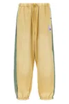 Miharayasuhiro Maison Mihara Yasuhiro 'aged Satin' Pants In Yellow