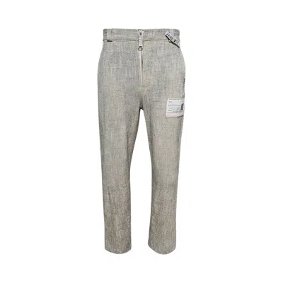 Pre-owned Miharayasuhiro Maison Mihara Yasuhiro Amateur Sewn Slub Trousers 'ivory' | White | Men's Size 50