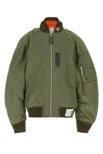 Miharayasuhiro Maison Mihara Yasuhiro Army Green Nylon Bomber Jacket