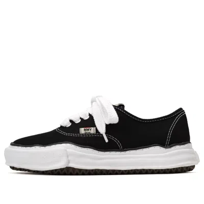 Miharayasuhiro Maison Mihara Yasuhiro Baker Og Sole Canvas Low-top Sneaker 'black'