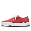 Miharayasuhiro Maison Mihara Yasuhiro Baker Og Sole Canvas Low-top Sneaker 'orange' In Red