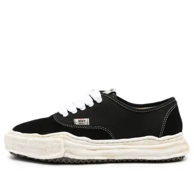 Miharayasuhiro Maison Mihara Yasuhiro Baker Og Sole Canvas Suede Low 'black' In Multi