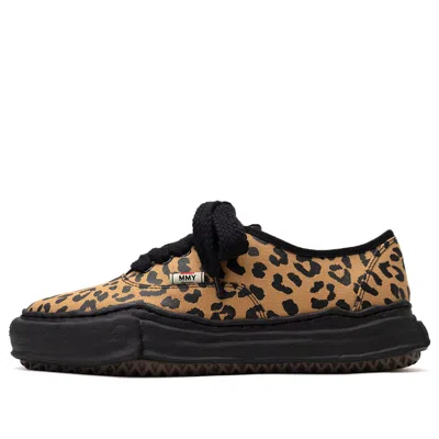 Miharayasuhiro Maison Mihara Yasuhiro Baker Og Sole Leopard Canvas Low-top Sneaker 'brown'