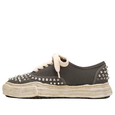 MIHARAYASUHIRO MAISON MIHARA YASUHIRO BAKER OG SOLE STUDDED CANVAS LOW 'GREY'