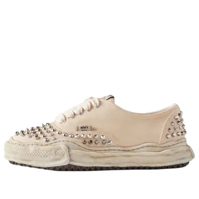 Miharayasuhiro Maison Mihara Yasuhiro Baker Og Sole Studded Canvas Low 'white' In Brown