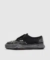 Miharayasuhiro Maison Mihara Yasuhiro Baker Og Sole Studded Canvas Sneaker In Blk/blk