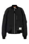 Miharayasuhiro Maison Mihara Yasuhiro Black Nylon Bomber Jacket In Black