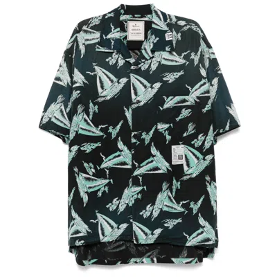 Miharayasuhiro Maison Mihara Yasuhiro Black Shirts Men In Green