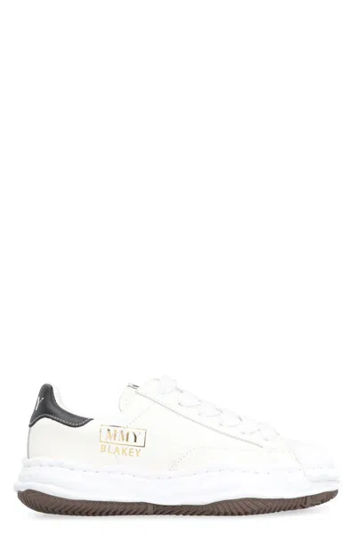 Miharayasuhiro Blakey Leather Low-top Sneakers In White