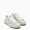 Miharayasuhiro Maison Mihara Yasuhiro Blakey Light Grey Leather Low Trainer Men In Neutral