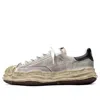 Miharayasuhiro Maison Mihara Yasuhiro Blakey Og Sole Distressed Canvas Low 'white' In Gray