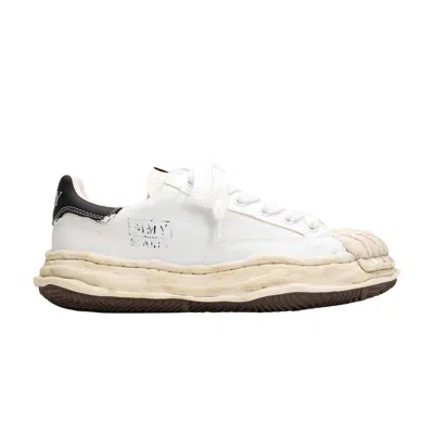 Pre-owned Miharayasuhiro Maison Mihara Yasuhiro Blakey Og Sole Film Attached Canvas Low 'white' | Men's Size 41