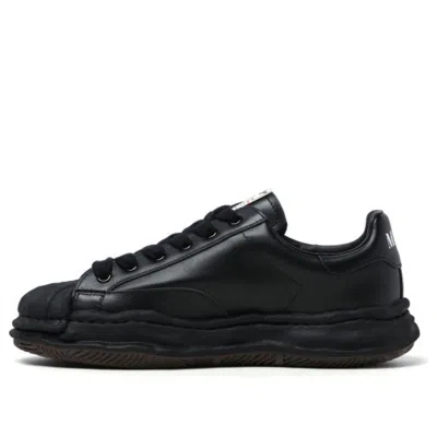 Miharayasuhiro Maison Mihara Yasuhiro Blakey Og Sole Leather Low-top Sneaker 'black'