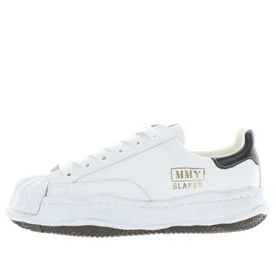 Miharayasuhiro Maison Mihara Yasuhiro Blakey Og Sole Leather Low-top Sneaker 'white' In Multi