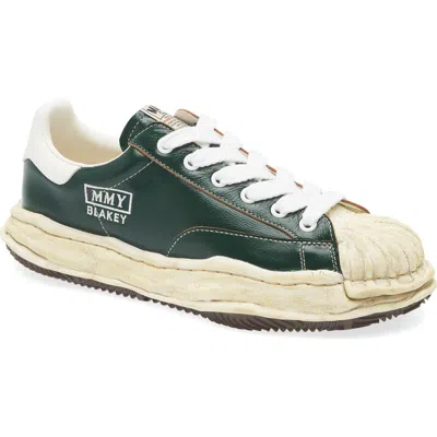 Miharayasuhiro Maison Mihara Yasuhiro Blakey Og Sole Leather Sneaker In Green