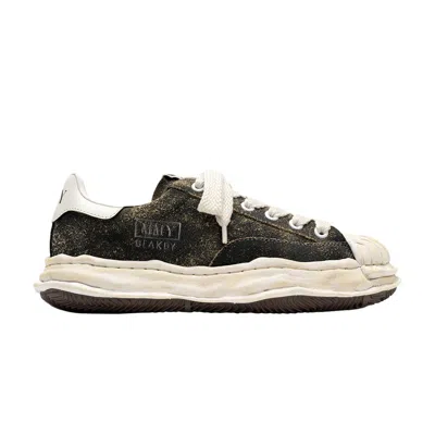 Pre-owned Miharayasuhiro Maison Mihara Yasuhiro Blakey Og Sole Vintage Suede Low 'black' | Men's Size 44