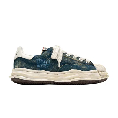 Pre-owned Miharayasuhiro Maison Mihara Yasuhiro Blakey Og Sole Vintage Suede Low 'blue' | Men's Size 41