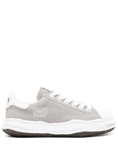 Miharayasuhiro Maison Mihara Yasuhiro Blakey Original Sole Canvas Low-top Sneakers In Grey
