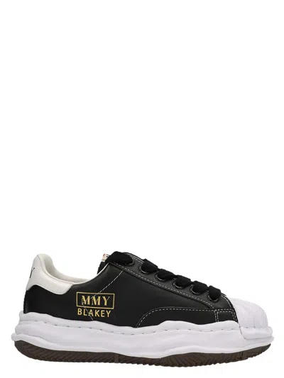 Miharayasuhiro Maison Mihara Yasuhiro Blakey Original Sole Leather Low-top Sneakers Shoes In Black
