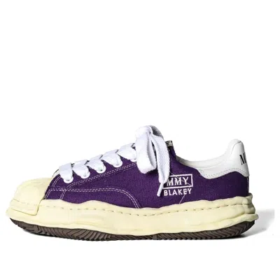 Miharayasuhiro Maison Mihara Yasuhiro Blakey Vl Og Sole Canvas Low 'purple' In Multi