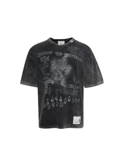 Miharayasuhiro Maison Mihara Yasuhiro Bleached Tee Black