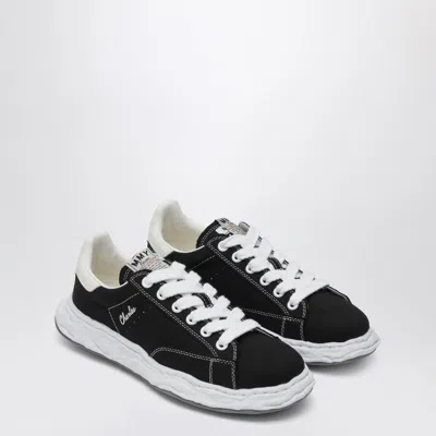MIHARAYASUHIRO MAISON MIHARA YASUHIRO	  CHARLES OG BLACK CANVAS SNEAKERS