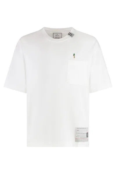 Miharayasuhiro Maison Mihara Yasuhiro Cotton Crew-neck T-shirt In White