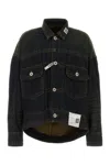 Miharayasuhiro Maison Mihara Yasuhiro Long-sleeved Denim Jacket In Black