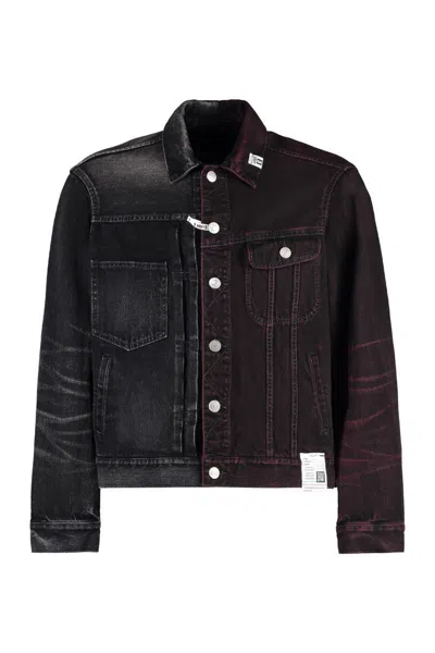 Miharayasuhiro Maison Mihara Yasuhiro Buttoned Denim Jacket In Multi