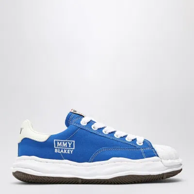 Miharayasuhiro Maison Mihara Yasuhiro Electric Blue Canvas Blakey Low-top Sneakers Men