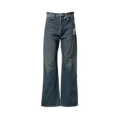 Pre-owned Miharayasuhiro Maison Mihara Yasuhiro Flare Tapered Jeans 'indigo' | Blue | Men's Size 48