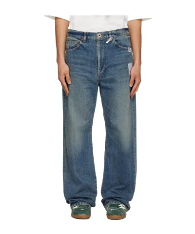 Miharayasuhiro Maison Mihara Yasuhiro Flared Denim Pants In Blue