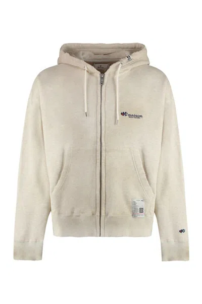 Miharayasuhiro Maison Mihara Yasuhiro Full Zip Hoodie In Neutral