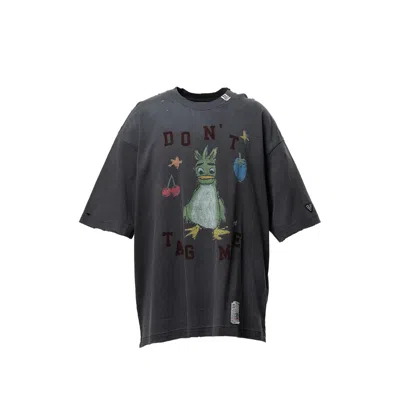 Miharayasuhiro Maison Mihara Yasuhiro Graphic-print Cotton T-shirt In Gray