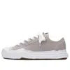 Miharayasuhiro Hank Og Sole Garment Dyed Canvas Low-top Sneaker In Gray