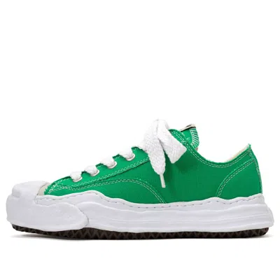 Miharayasuhiro Maison Mihara Yasuhiro Hank Og Sole Canvas Low-top Sneaker 'green'