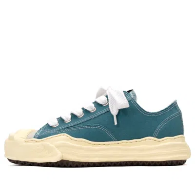 Miharayasuhiro Maison Mihara Yasuhiro Hank Vl Og Sole Canvas Low-top Sneaker 'blue' In Green