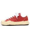 Miharayasuhiro Maison Mihara Yasuhiro Hank Vl Og Sole Canvas Low-top Sneaker 'orange' In Multi